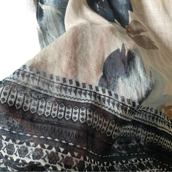 Nalini Kimono Duster Shawl Cover Up One Size Floral NWT - Picture 4 of 12